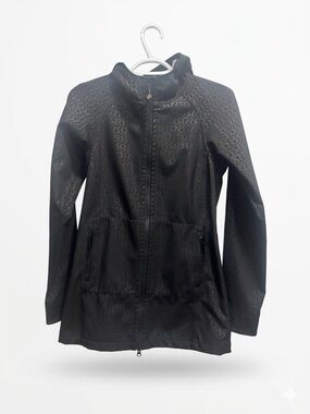 lululemon athletica Black Textured Full-Zip Utility Jacket